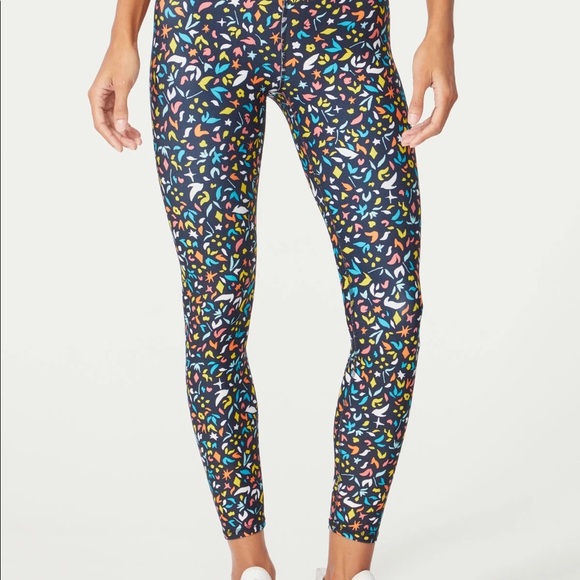 ELLIE || Classic Funfetti Colorful Print Leggings - SZ XS ✨NWOT✨ - Picture 14 of 15